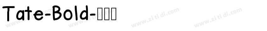 Tate-Bold字体转换