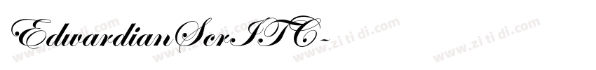 EdwardianScrITC字体转换 EdwardianScrITC字体转换