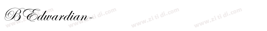 BEdwardian字体转换
