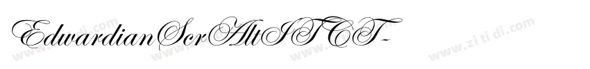 EdwardianScrAltITCT字体转换