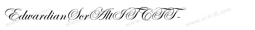 EdwardianScrAltITCTT字体转换