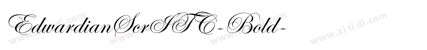 EdwardianScrITC-Bold字体转换
