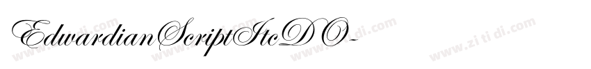 EdwardianScriptItcDO字体转换