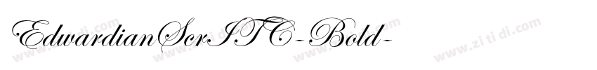 EdwardianScrITC-Bold字体转换