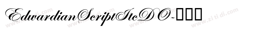 EdwardianScriptItcDO字体转换