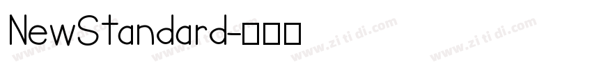 NewStandard字体转换
