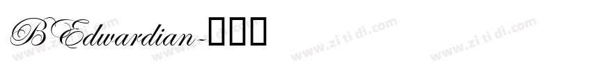 BEdwardian字体转换