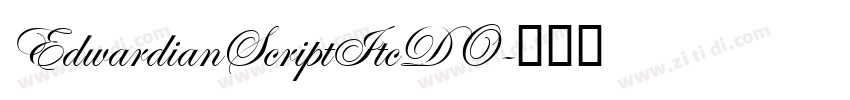 EdwardianScriptItcDO字体转换