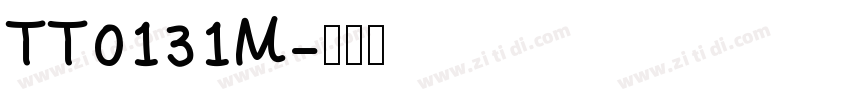 TT0131M字体转换