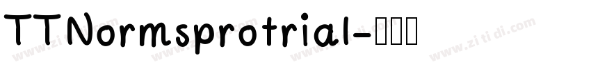 TTNormsprotrial字体转换