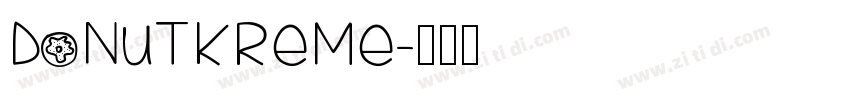 DonutKreme字体转换