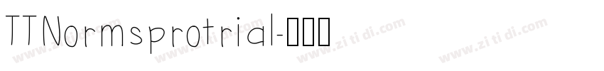 TTNormsprotrial字体转换