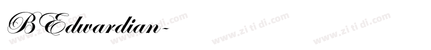 BEdwardian字体转换