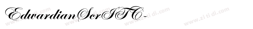 EdwardianScrITC字体转换 EdwardianScrITC字体转换
