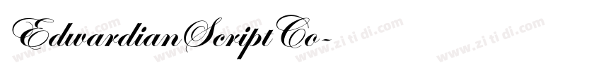 EdwardianScriptCo字体转换 EdwardianScriptCo字体转换