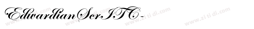 EdwardianScrITC字体转换 EdwardianScrITC字体转换