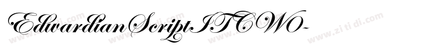 EdwardianScriptITCW0字体转换 EdwardianScriptITCW0字体转换