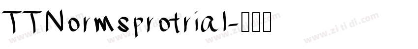 TTNormsprotrial字体转换