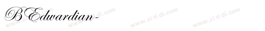 BEdwardian字体转换