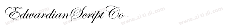 EdwardianScriptCo字体转换 EdwardianScriptCo字体转换