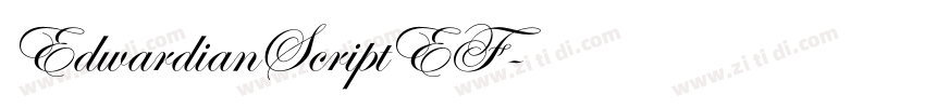 EdwardianScriptEF字体转换