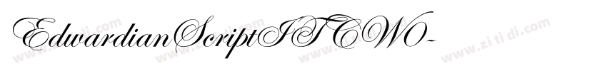 EdwardianScriptITCW0字体转换 EdwardianScriptITCW0字体转换