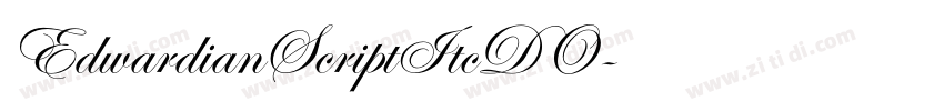 EdwardianScriptItcDO字体转换