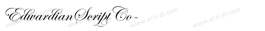 EdwardianScriptCo字体转换 EdwardianScriptCo字体转换