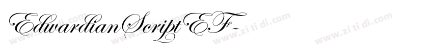 EdwardianScriptEF字体转换