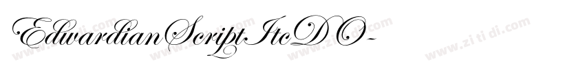 EdwardianScriptItcDO字体转换