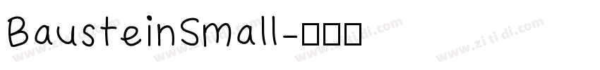 BausteinSmall字体转换