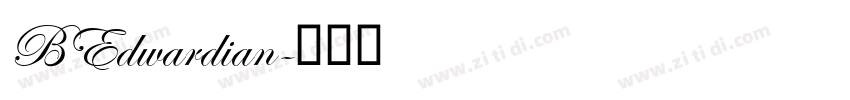BEdwardian字体转换