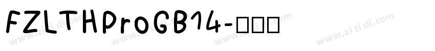 FZLTHProGB14字体转换