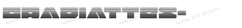 Gradiattes字体转换