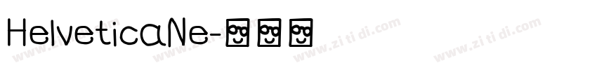 HelveticaNe字体转换