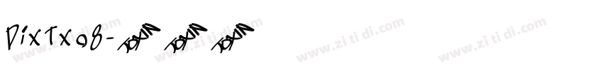 DixTx08字体转换