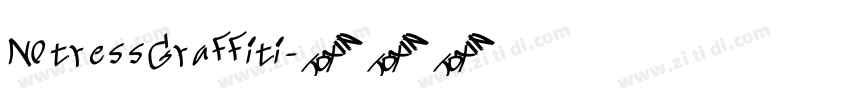 NotressGraffiti字体转换