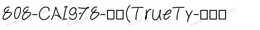 808-CAI978-常规(TrueTy字体转换