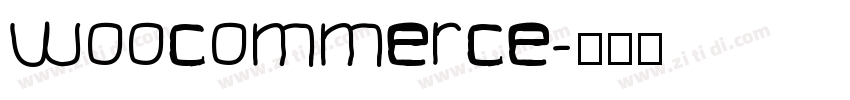 WooCommerce字体转换