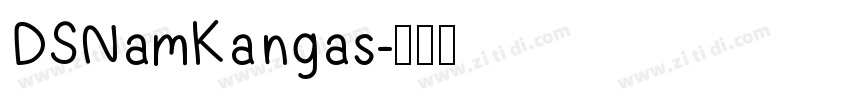 DSNamKangas字体转换