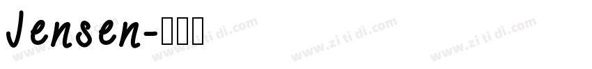 Jensen字体转换