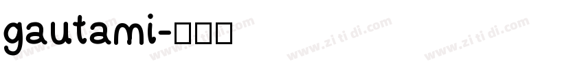gautami字体转换