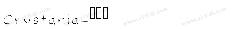 Crystania字体转换