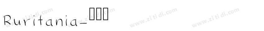 Ruritania字体转换