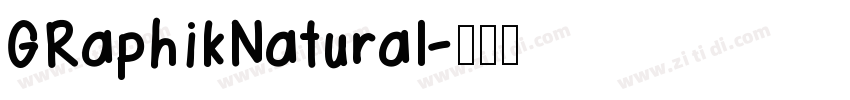 GRaphikNatural字体转换