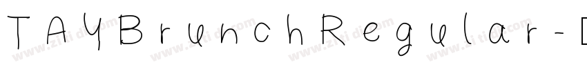 TAYBrunchRegular字体转换 TAYBrunchRegular字体转换