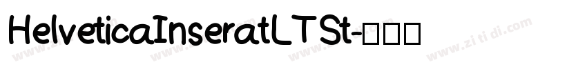 HelveticaInseratLTSt字体转换