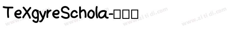 TeXgyreSchola字体转换