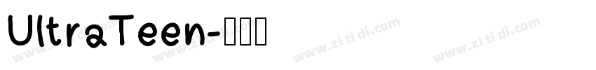 UltraTeen字体转换