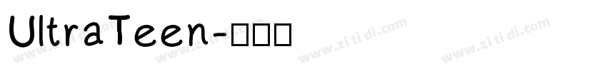 UltraTeen字体转换
